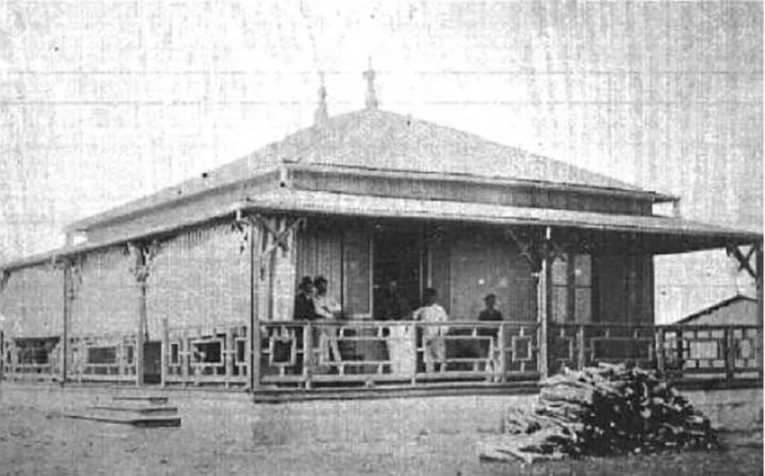 Oficina de la Navegación de los Ríos del Interior en Santa Isabel de 1906