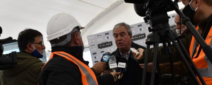 El Ministro en rueda de prensa