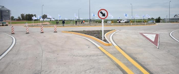 Obras de reconstrucción de ruta 21 y el by-pass de la localidad de Nueva Palmira