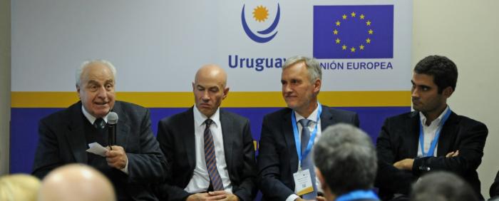 Ministro Rossi en el 1er. Foro de Inversión Europea en Uruguay, Uruguay XXI