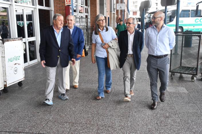 Visita de autoridades del MTOP a las instalaciones de la Terminal de Pasajeros de Tres Cruces