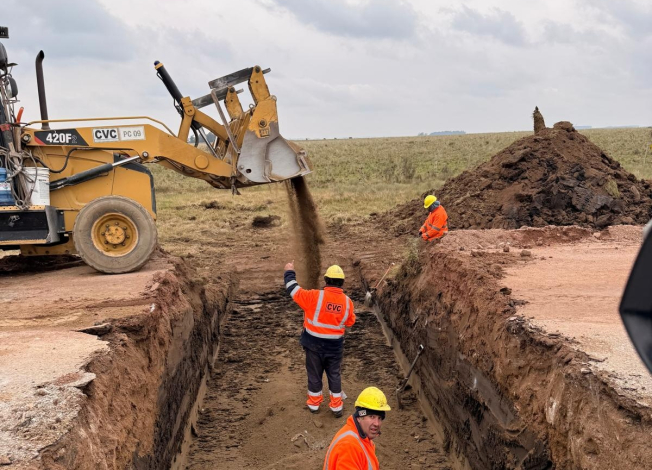 Iniciaron mejoras viales en la Ruta 6, en Florida