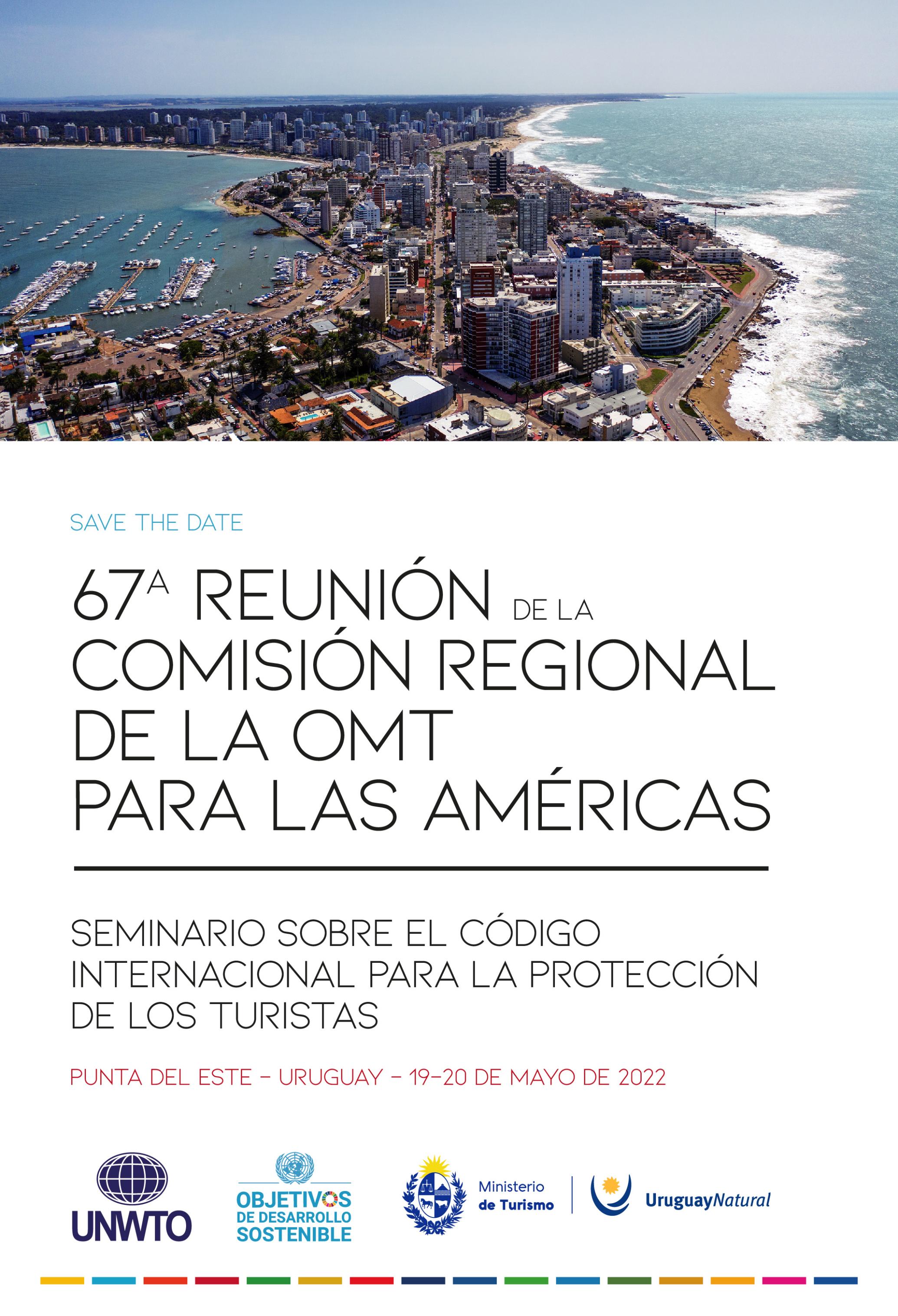 67º Reunión de la Comisión Regional de OMT para las Américas, en Punta del Este