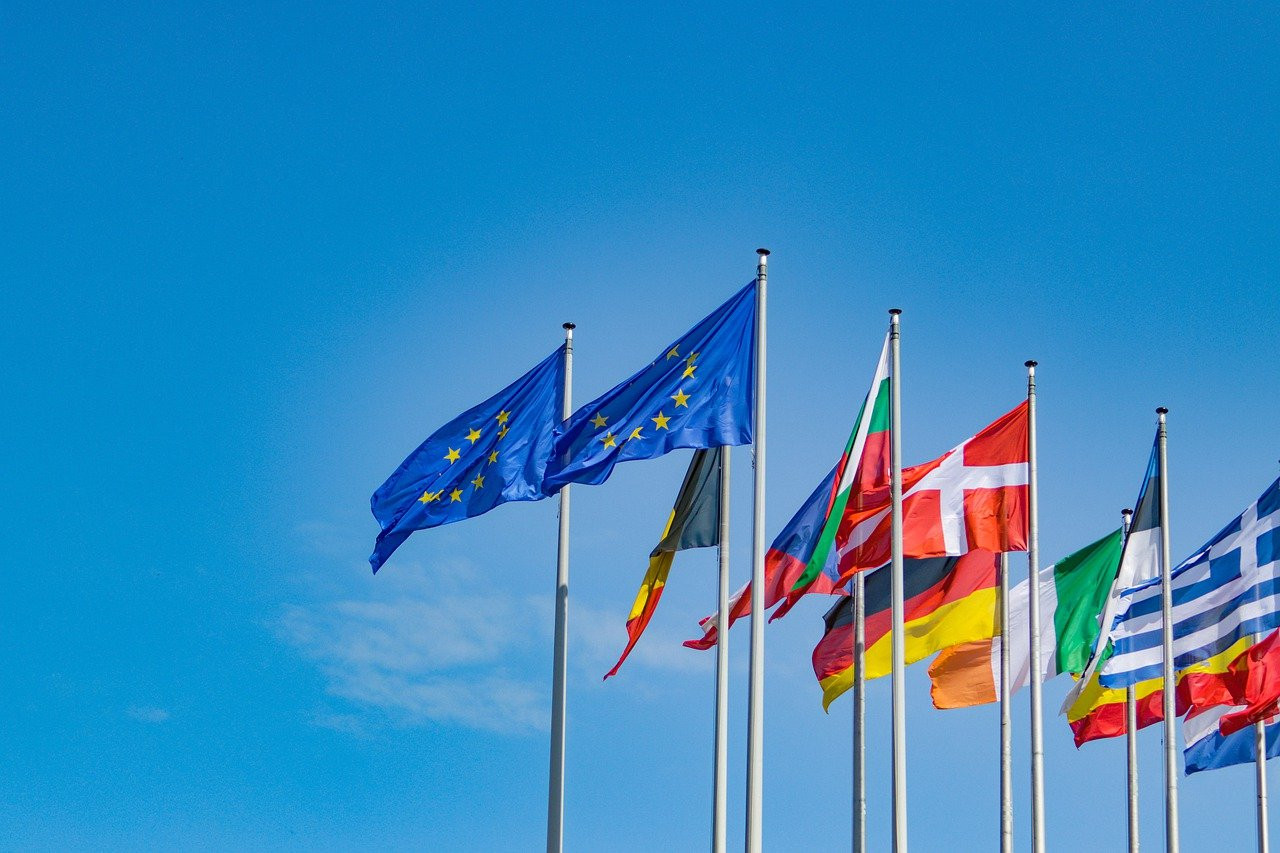 Banderas de la Unión Europea 
