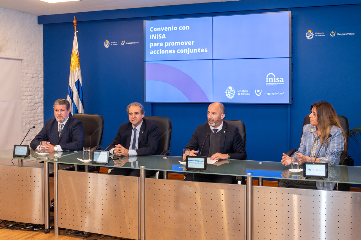 MINTUR e INISA firmaron convenio para promover la inclusión y formación de adolescentes