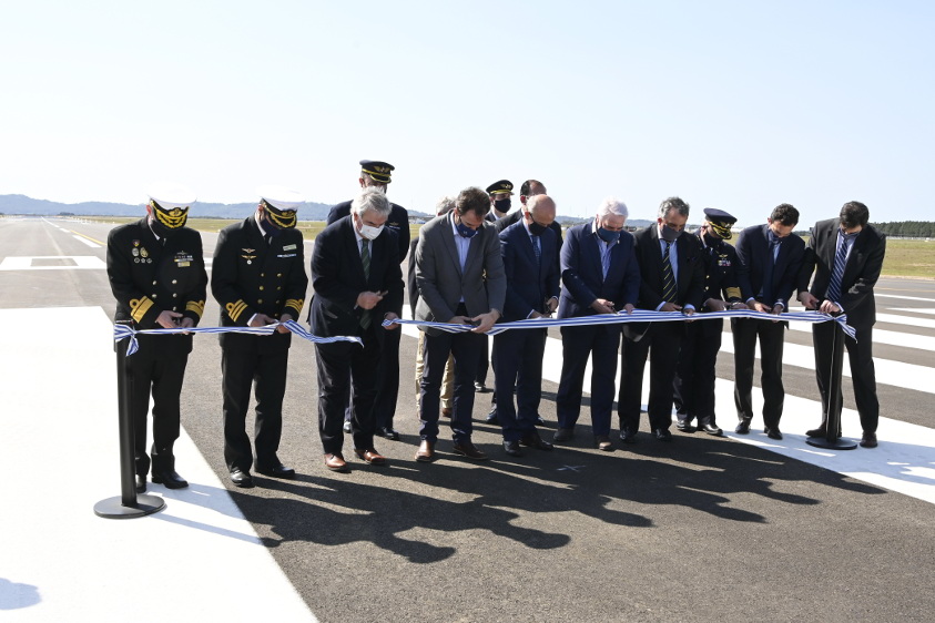 Inauguración obras de modernización Aeropuerto Laguna del Sauce
