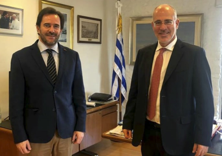 Ministro de Turismo, Germán Cardoso y Embajador de Israel, Yoed Magen