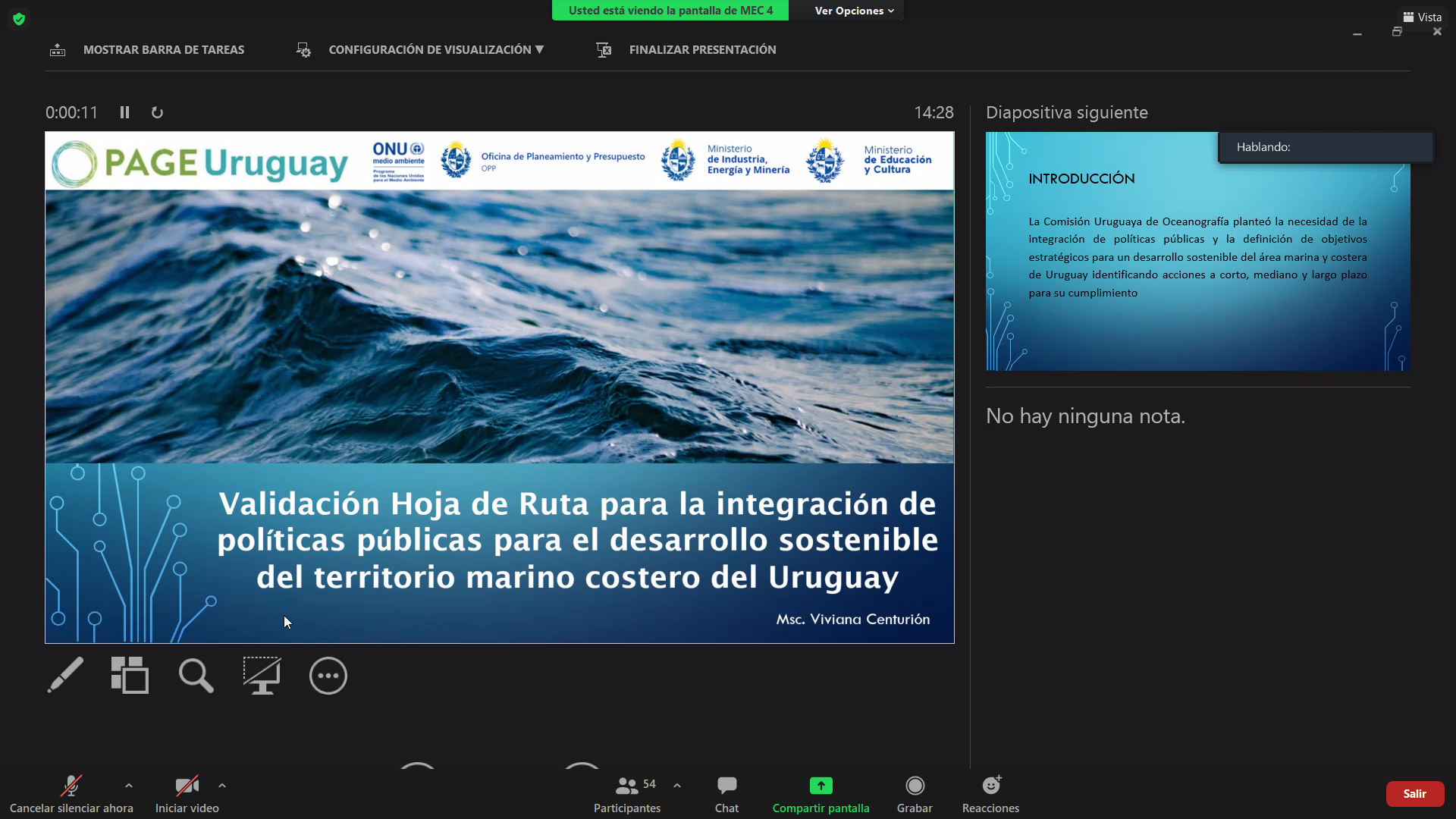 Uruguay avanza hacia una ruta sostenible marino costera