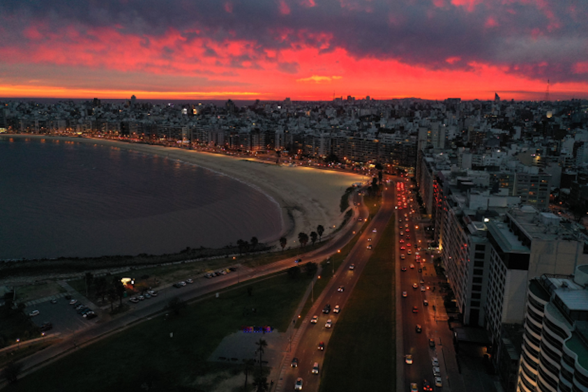 Playa Pocitos, Montevideo 