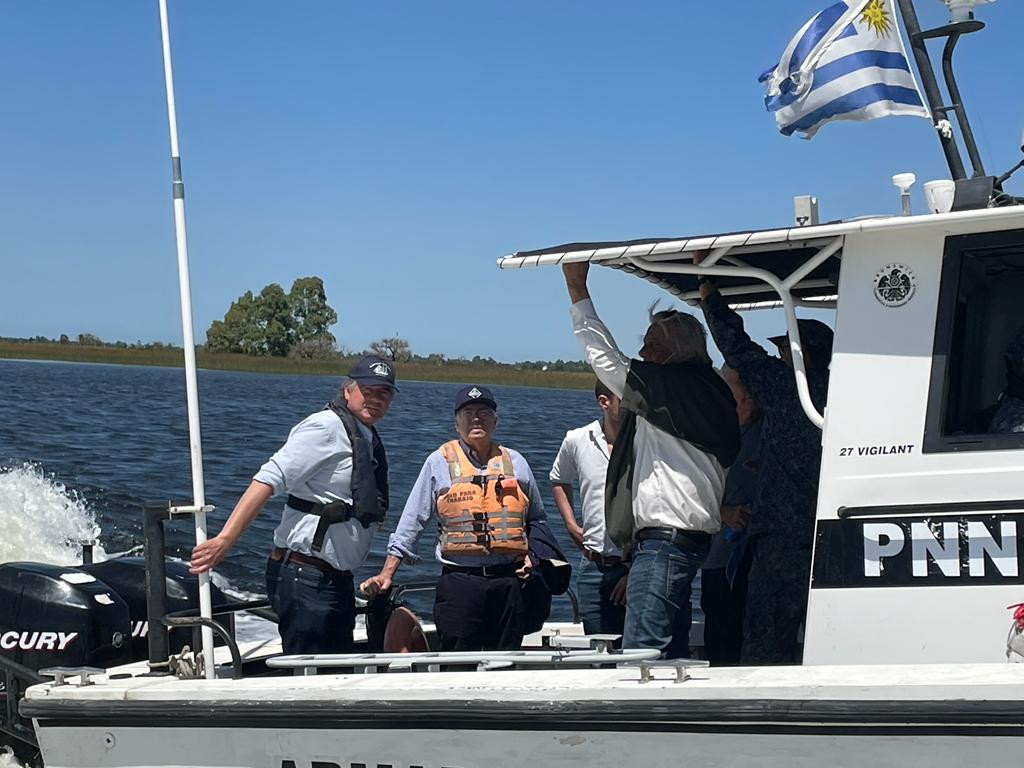 Recorrida por Humedales del Santa Lucía busca fomentar el área y turismo náutico