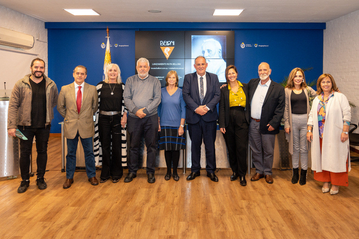 Presentación de la Ruta Belloni, en el Ministerio de Turismo