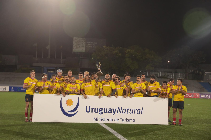 España ganó la Copa Uruguay Natural de Rugby