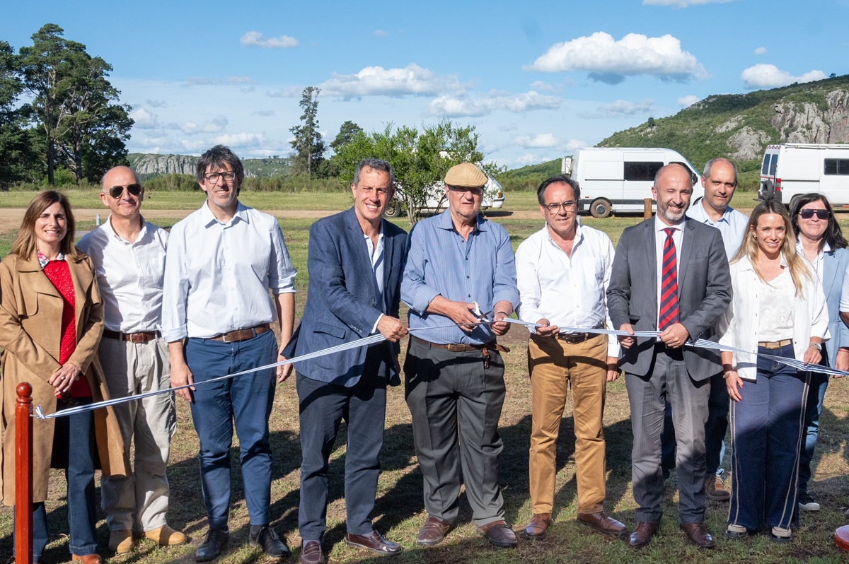 Inauguración de Obras Motorcamping Arequita en el departamento de Lavalleja 