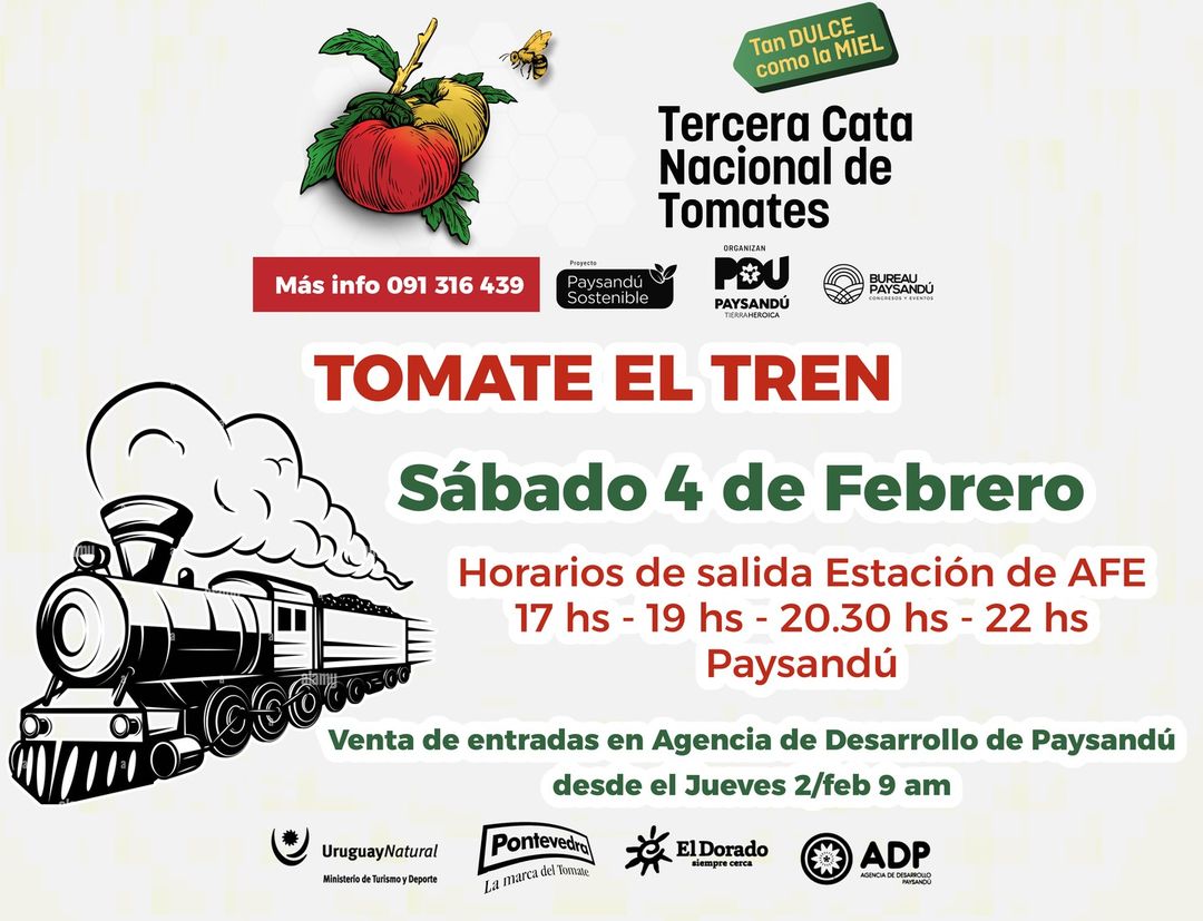 Cata Nacional de Tomates en Tren