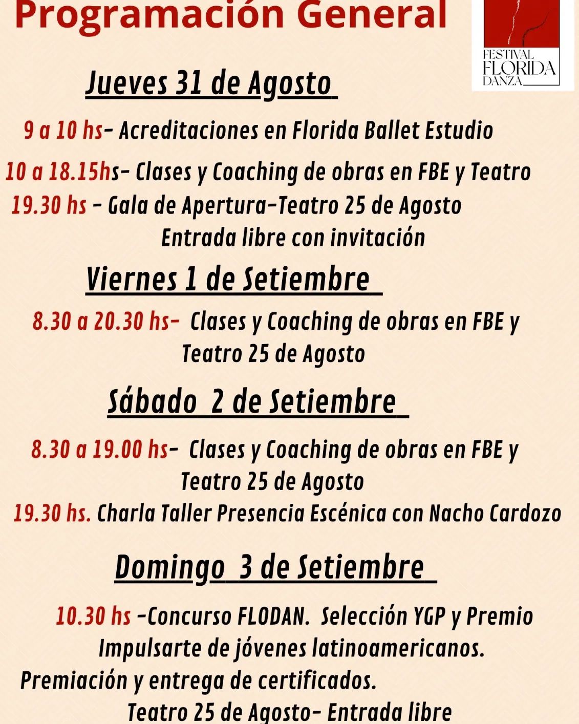 Programa Florida Danza