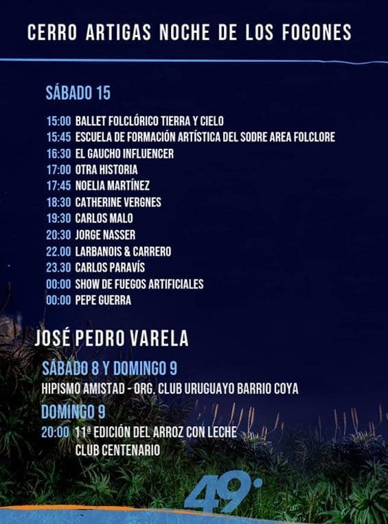Semana de Lavalleja en Cerro Artigas
