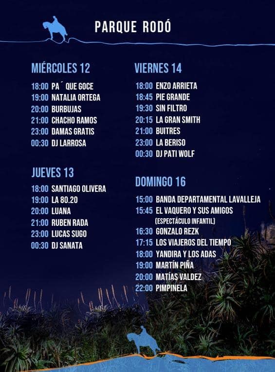Semana de Lavalleja en Parque Rodó
