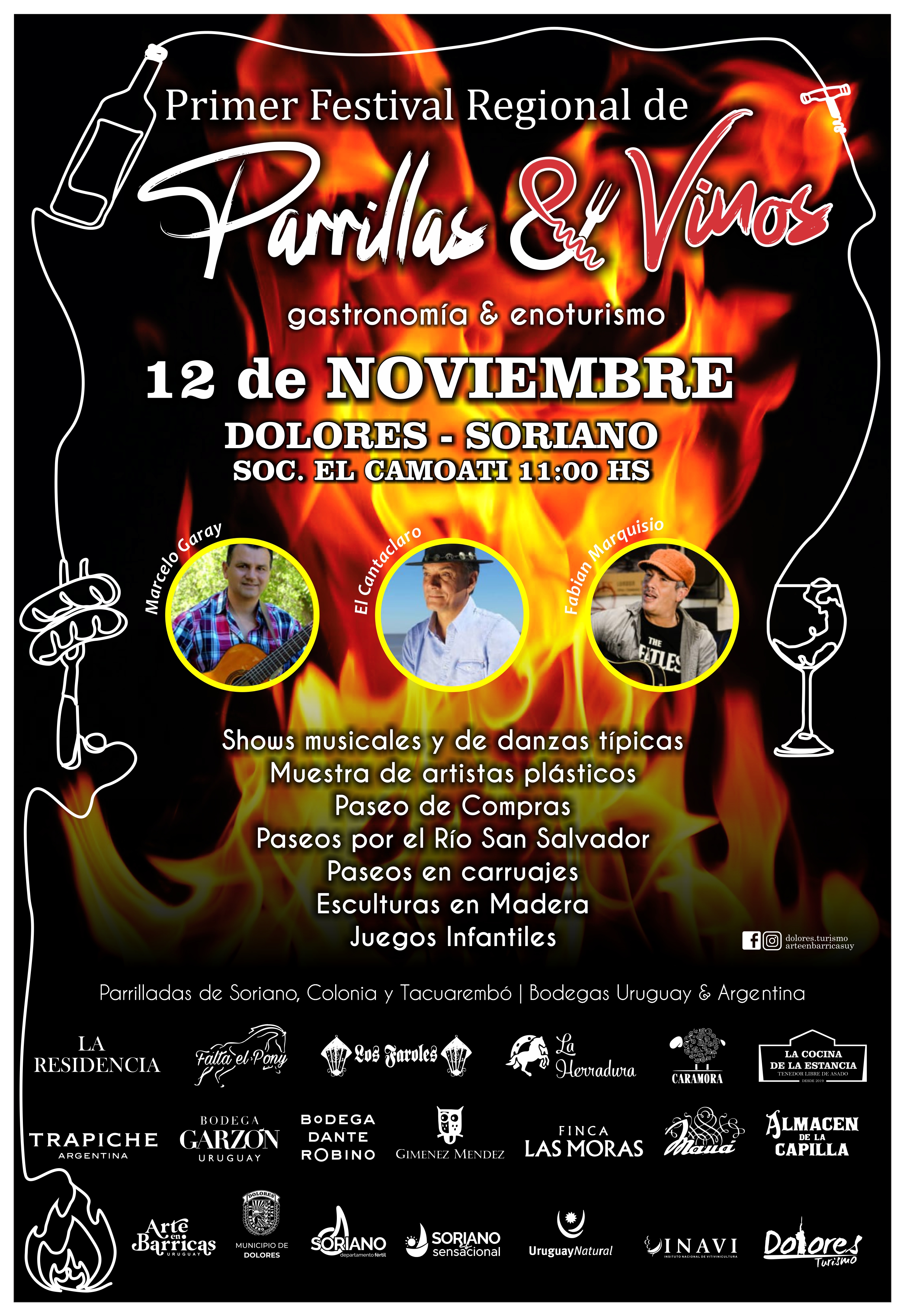 Primer Festival Regional de Parrillas y Vinos en Dolores