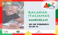 Baladas italianas con Marcello en espacio CRA Baladas italianas con Marcello en espacio CRA