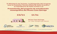 Invitación Museo Casa Quiroga Invitación Museo Casa Quiroga, 14:00 horas, Av Líber Seregni, esquina Maciel
