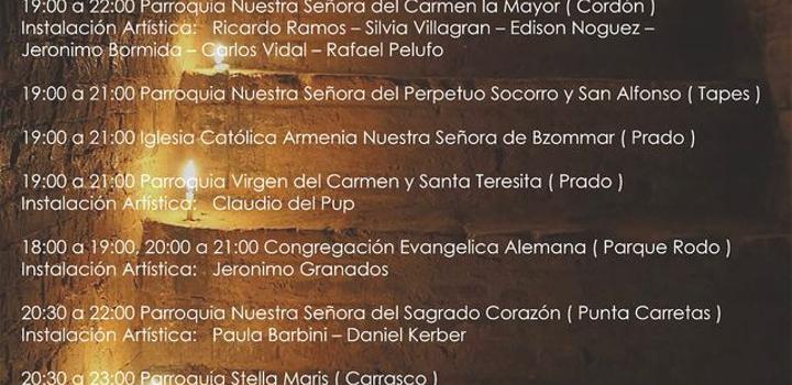 Programación "La Noche de los Templos"