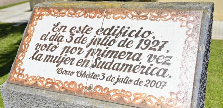 Museo interactivo en Cerro Chato, donde la mujer votó por primera vez en Sudamérica en 1927