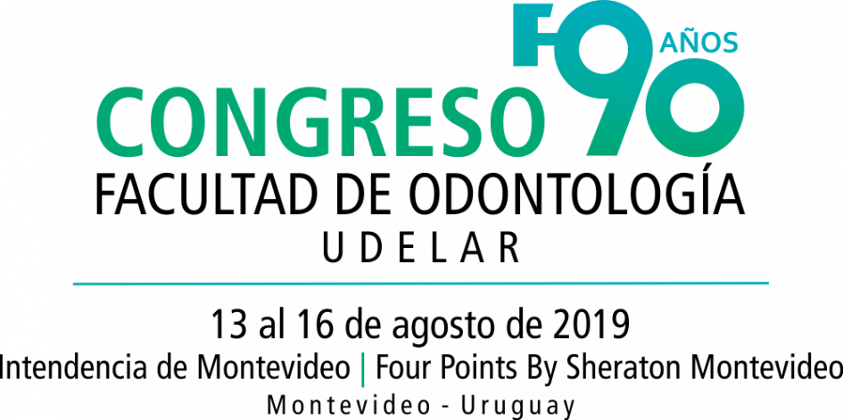 Logo congreso 90 años facultad de odontología