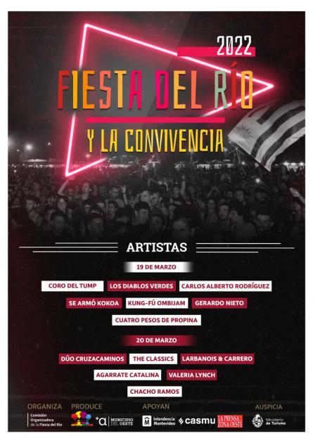 Artistas Fiesta del Río y la Convivencia