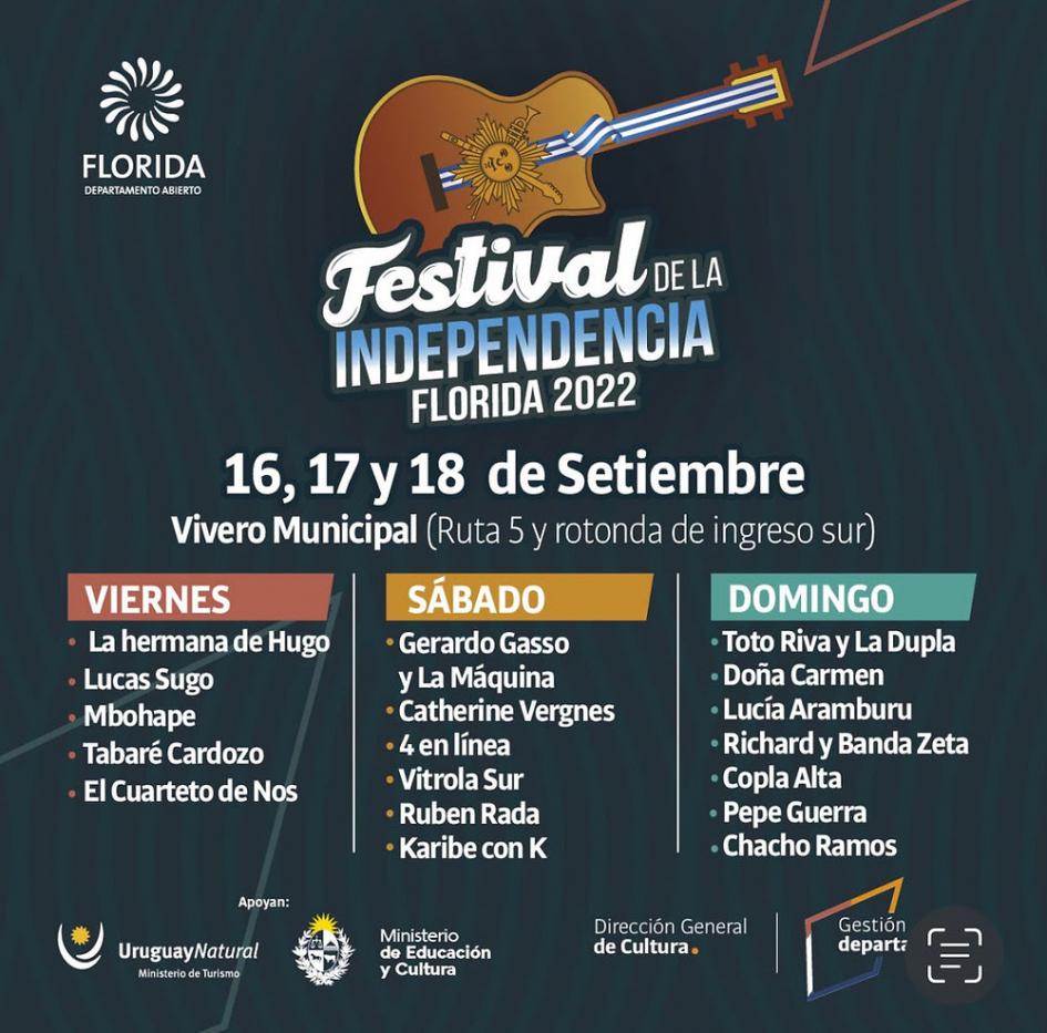 Festival de la Independencia, Florida 2022 | Ministerio de Turismo