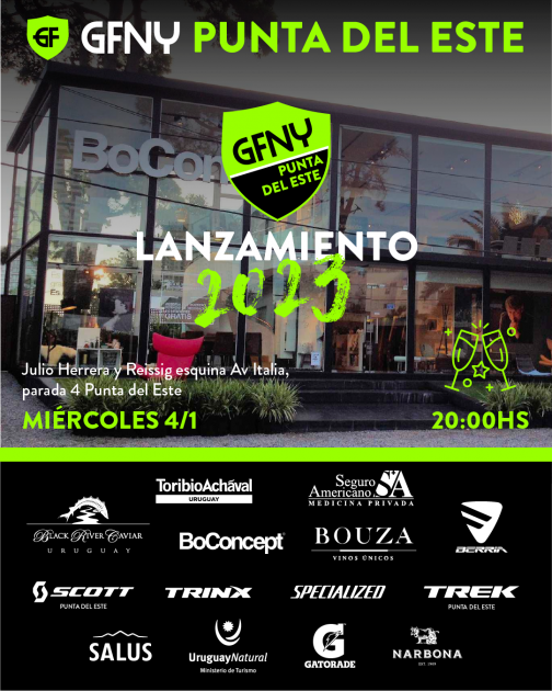 Lanzamiento de GFNY Punta del Este