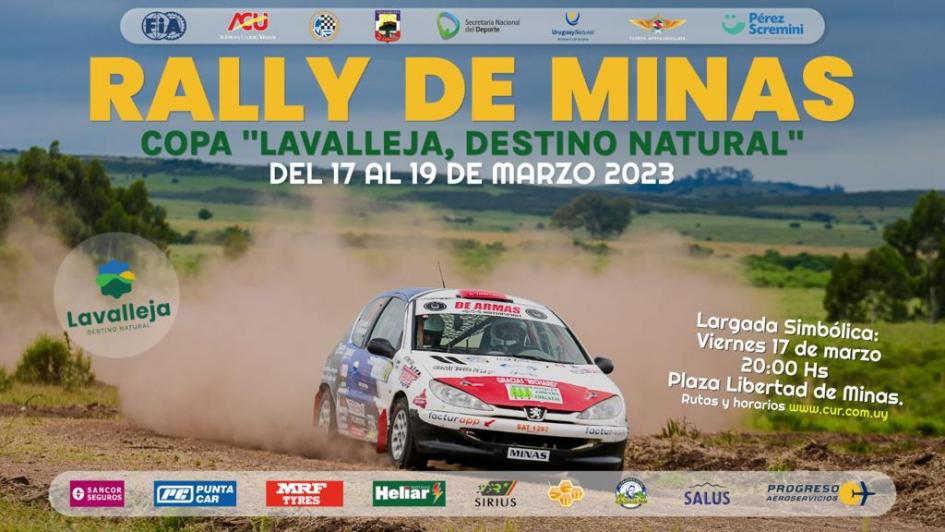 1º Fecha del Campeonato Nacional de Rally, en Minas, Lavalleja