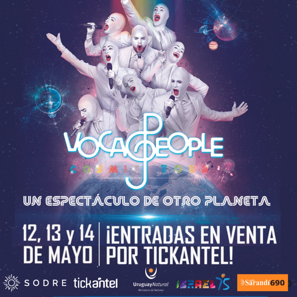 Vuelve Voca People a Uruguay con su nuevo espectáculo Cosmic Tour