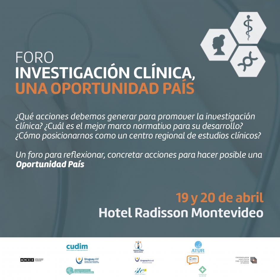 Segunda edición del Foro “Investigación Clínica. Una Oportunidad País”