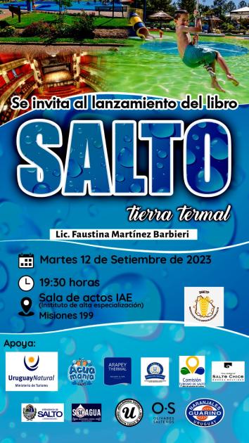 Lanzamiento del Libro " Salto Tierra Termal". 