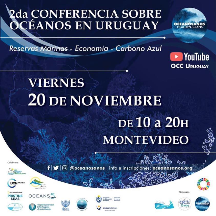 Afiche 2ª Conferencia sobre Océanos en Uruguay Afiche 2ª Conferencia sobre Océanos en Uruguay
