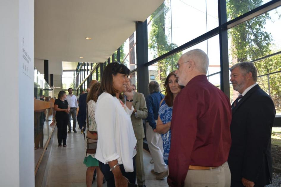 Autoridades del Ministerio de Turismo, la Intendencia de Colonia y la OPP durante la inauguración Autoridades del Ministerio de Turismo, la Intendencia de Colonia y la OPP durante la inauguración