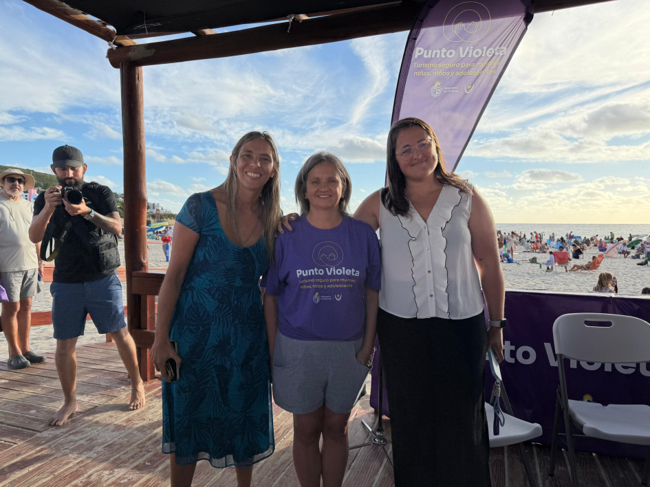 Turismo seguro: el Ministerio de Turismo instala Puntos Violetas “