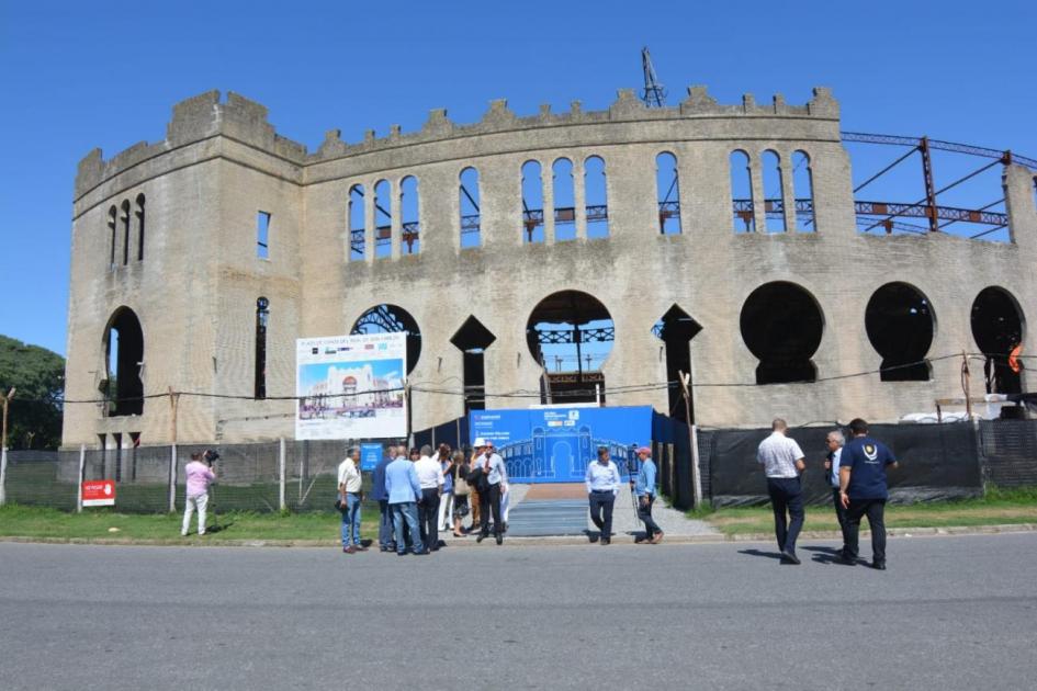 Avanzan las obras en la Plaza de Toros