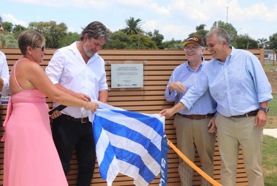 Inauguración de las piscinas en el Complejo Turístico La Charqueada