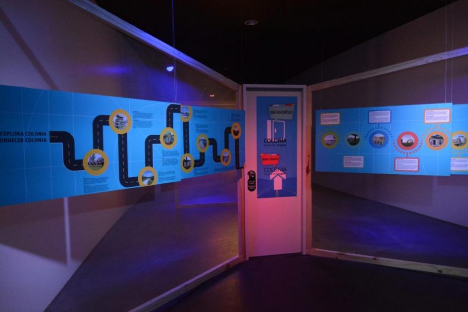 Paneles interactivos de la nueva sala expositiva Paneles interactivos de la nueva sala expositiva