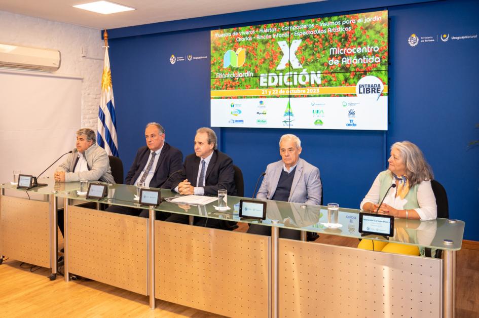 Lanzamiento de Atlántida Jardín 2023, en el Ministerio de Turismo