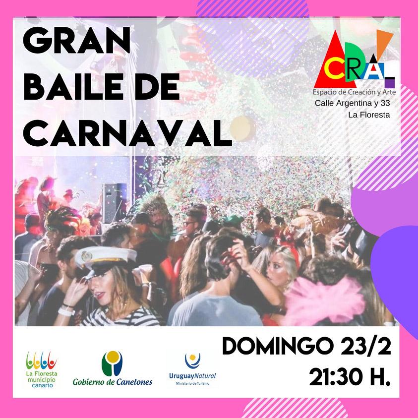 Gran baile de carnaval en espacio CRA 