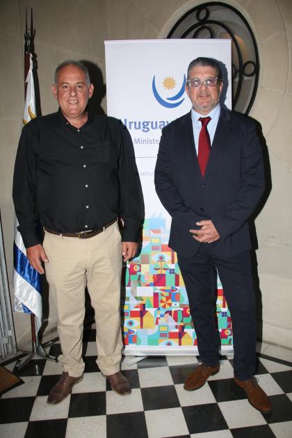 Director Nacional de Turismo, Roque Baudean y director gral de Secretaría de MINTUR, Ignacio Curbelo