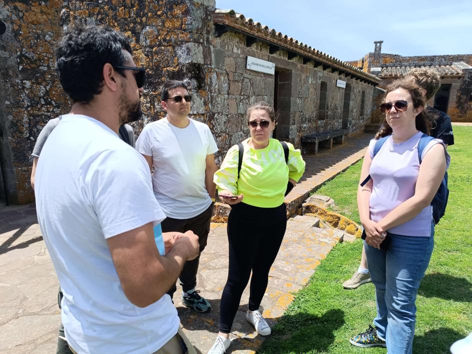 Charla en Fuerte San Miguel, Rocha