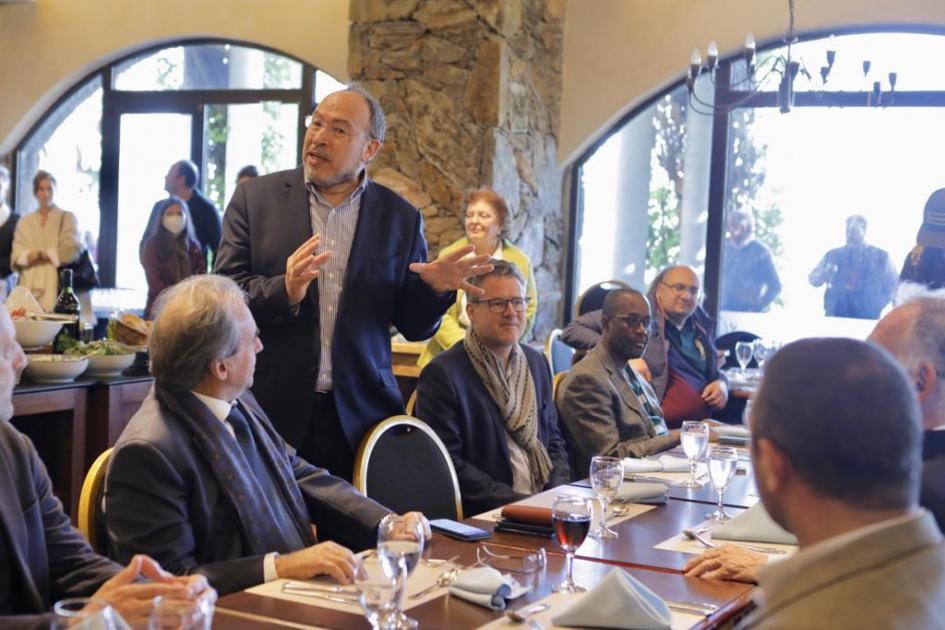 Subsecretario Remo Monzeglio, en cierre de la Conferencia Global sobre Día Mundial de Libertad de Prensa, en Colonia Subsecretario Remo Monzeglio, en cierre de la Conferencia sobre Día Mundial de Libertad de Prensa