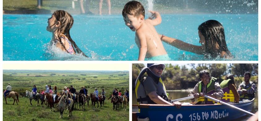 Vacaciones en las termas, sierras y navegando ríos