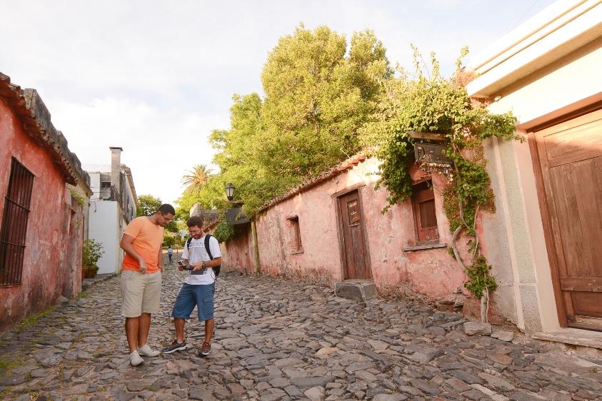 Calle empedrada de Colonia de Sacramento