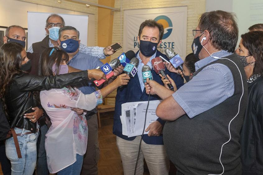 Ministro de Turismo, Germán Cardoso en ronda de prensa