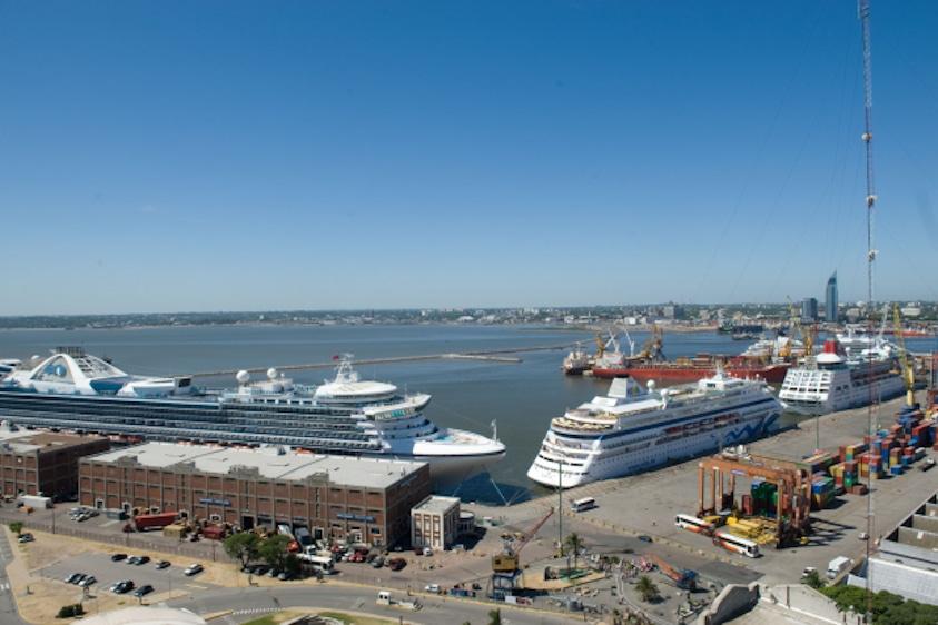 Cruceros en Puerto de Montevideo