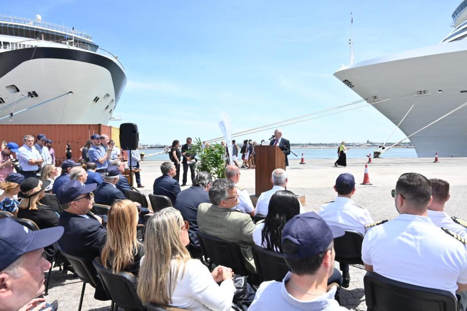Lanzamiento de la temporada de cruceros 2022 – 2023 con cuatro buques en el Puerto de Montevideo